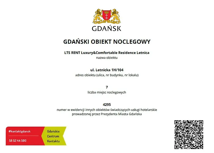 Lts Rent Luxury & Comfortable Letnica Gdańsk